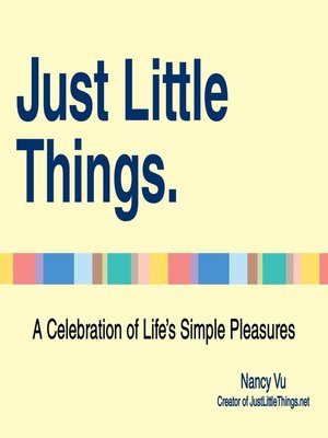 cover image of Just Little Things